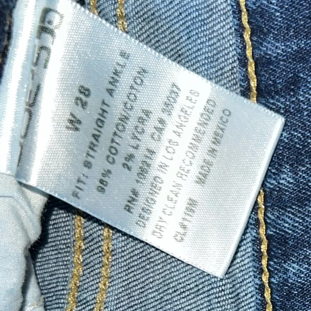 Joe’s Jeans Women’s Straight Ankle Jeans - Dark Wash (Size 28) - Picture 4 of 4